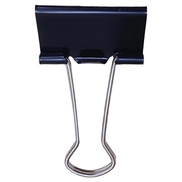 KW-trio 長尾夾 黑色 文件整理必備 辦公室用品 穩固耐用  1盒