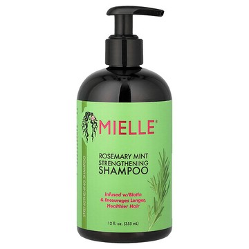 Mielle, 強韌洗髮精，迷迭香薄荷香味，12 液量盎司（355 毫升）