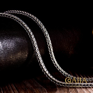 S925銀鍊。龍骨麻花銀鍊。4mm | CY