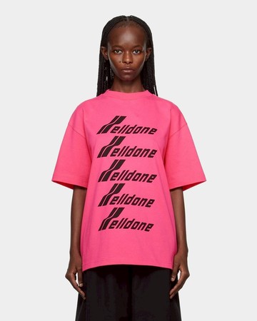 WE11DONE 多重Logo短袖T-shirt - M