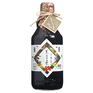 黑豆桑 天然靜釀珍果淳  嚴選蘋果鳳梨葡萄等新鮮水果製成  傳統手工釀造工藝  550ml  1瓶
