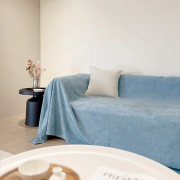 防水防貓抓沙發布 水洗不易掉色  230 x 180cm  湖水藍  1個