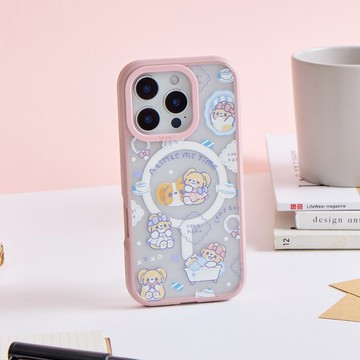 柯基犬卡卡我的小小時光極光霧透MagSafe iPhone手機殼