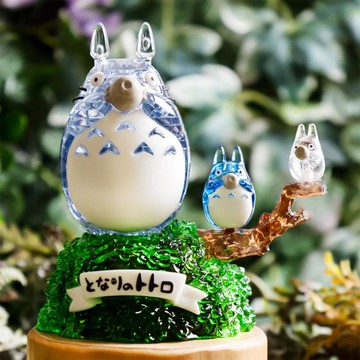 真愛日本 宮崎駿 吉卜力 龍貓們樹梢吹笛 龍貓totoro 立體拼圖 65P 琉璃水晶 益智遊戲 拼圖 兒童玩具