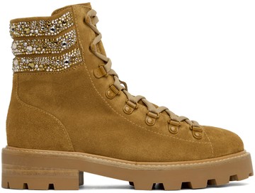 Jimmy Choo 黄褐色 Esche 65 踝靴
