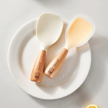 可立式飯勺/飯匙-多色可選 半透黃