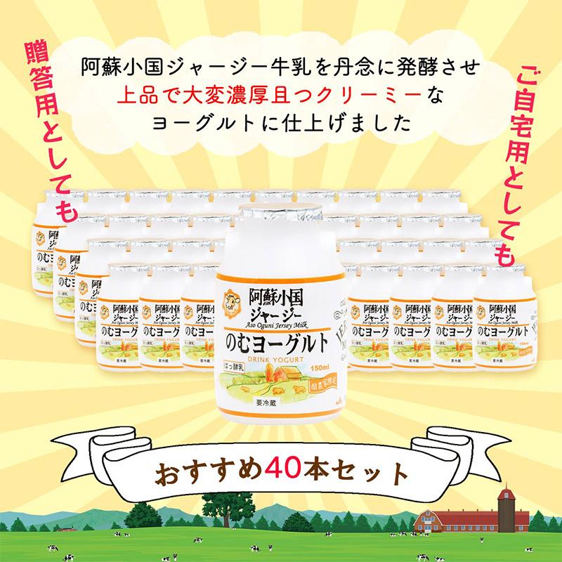 阿蘇小国 ジャージー のむヨーグルト セット 150ml×40本