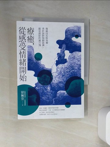 【書寶二手書T1／勵志_UYS】療癒，從感受情緒開始：傷痛沒有特效藥，勇於面對情緒浪潮，就是最好的處方箋_留佩萱