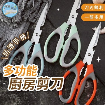 🔥台灣現貨24H秒出🔥多功能廚房剪刀 廚房剪刀 不鏽鋼剪刀 廚房料理剪 食物剪 家用剪刀 多功能剪刀 去魚肚剪刀