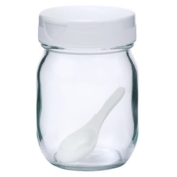 SEISHO 星硝 2WAY雙開口玻璃調味料罐 附匙  1個  320ml