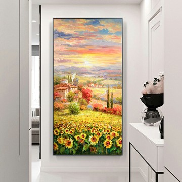5d鉆石畫滿鉆貼磚點鉆石繡十字繡2021客廳新款玄關田園向日葵歐式