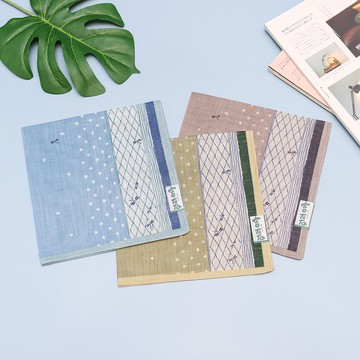 京都手帕 -吉左右-蜻蜓與菱格