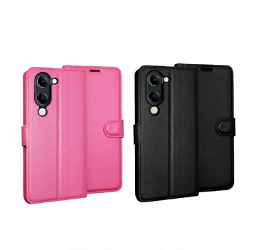 DAPAD 荔枝紋 三卡 皮套 防摔殼 保護殼 手機殼 適 VIVO Y04 Y29s