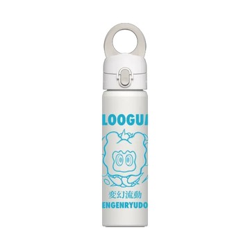 磁吸水壺 AquaStand 不鏽鋼 700cc - 附吸管 白 - Contemporary Tokyo - HENGENRYUDOU
