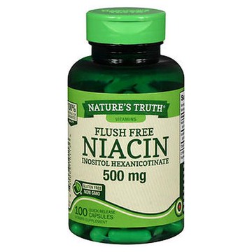 NatureS Truth Flush Free Niacin Quick Release Capsules 100 Caps by Natures Truth