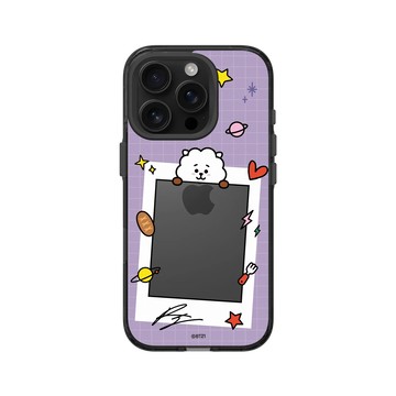 iPhone 16 Pro Clear (相機按鈕) 酷墨灰 - BT21 - RJ Stay With You