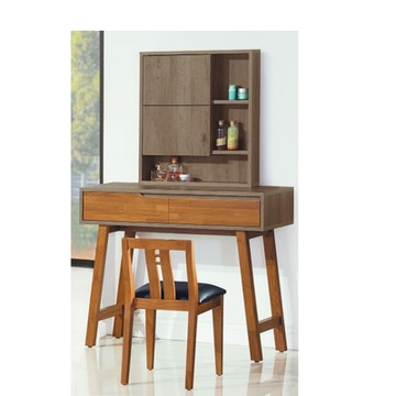 AS DESIGN 雅司家具-嘉峰3.2尺化妝台-97*40*147cm-含椅