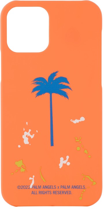 Palm Angels 橙色 Palm Tree iPhone 12/12 Pro 手机壳
