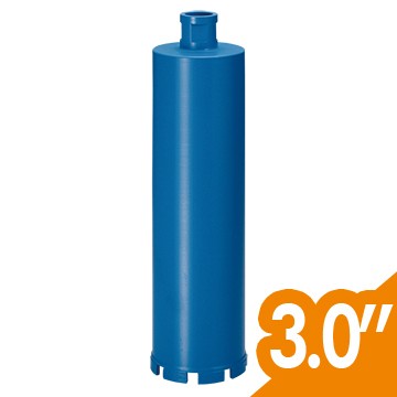 3英吋 一體成型薄管鑽石鑽頭組 薄壁型鑽石空心鑽頭組 鑽石頭組 鑽石洗孔刀 台灣製造