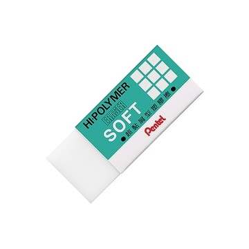 Pentel 飛龍 HI-POLYMER 超黏屑型塑膠擦(小) /個〖ZES-05〗
