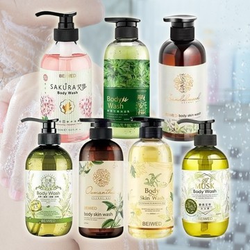 BEIWED 沐浴露／沐浴乳(500ml) 檀香 艾草 岩蘭 桂花 麝香 櫻花 芙蓉 花香【三哥嚴選】DS001363x