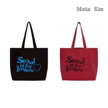 【MATIN KIM】Seoul is for Lovers印花托特包 兩色 官方直營
