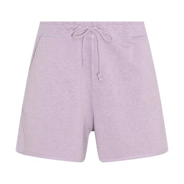 Ganni - Lilac Cotton Track Shorts