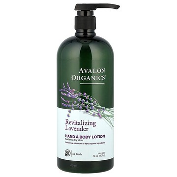 Avalon Organics, 護手霜和身體乳，煥活薰衣花草香，32 盎司（907 克）