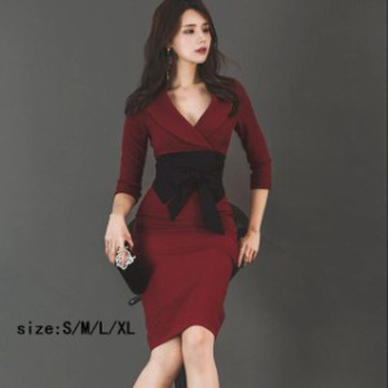 ローブ風 セクシー 大人 女性 タイトドレス 海外 韓国ファッション 韓国スタイル レディース トレンド イベント パーティー ドレス 通販 Lineポイント最大4 0 Get Lineショッピング