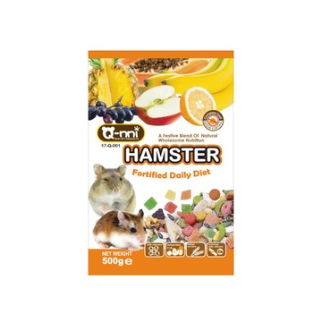 穀物飼料 【3入組】Q-nni-寵物鼠水果大餐 500g (17-Q-001)