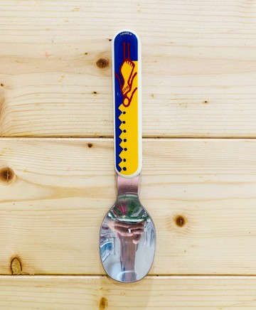 【震撼精品百貨】Disney 迪士尼 Pocahontas_風中奇緣~日本disney迪士尼湯匙-黃藍*86114