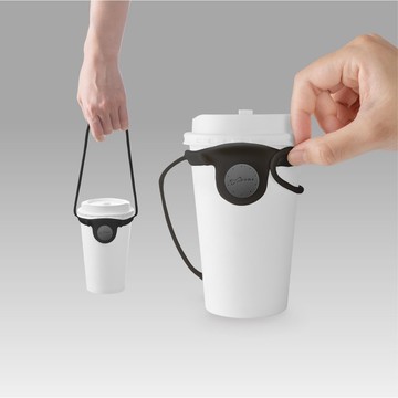 Bone 蹦克 / 趣味角色環保杯綁2 杯套 環保飲料提袋 環保杯袋