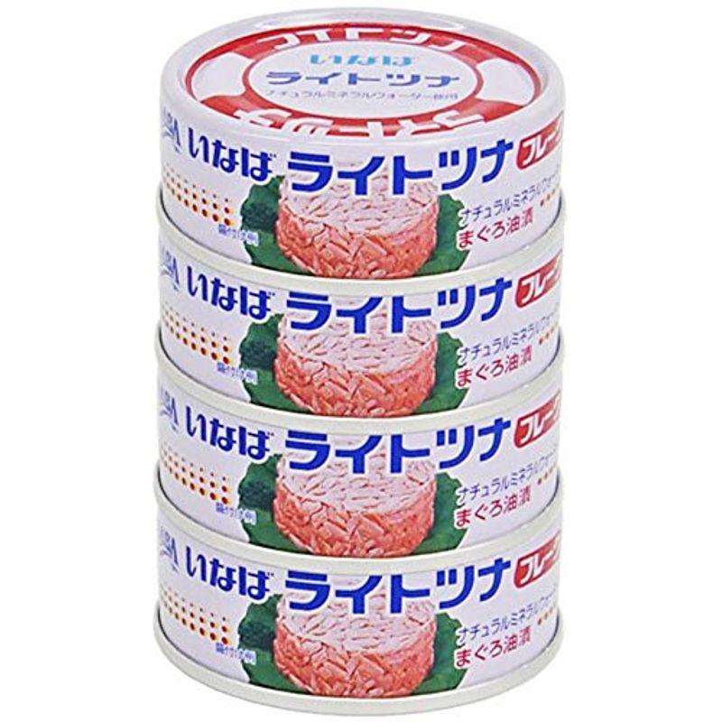 いなば ライトツナフレーク 4缶P