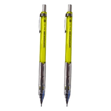 Pentel 飛龍文具 GRAPHGEAR 300-0.9黃桿 自動鉛筆 XPG319-TGX  0.9mm  2支