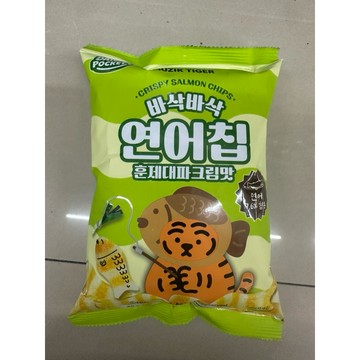 韓國🇰🇷無職老虎 鮭魚脆片 香蔥風味 餅乾 鮭魚餅乾27/2/18