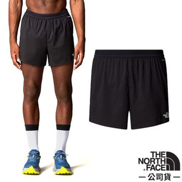 【The North Face】男 SUNRISER SHORT 5 輕量透氣防曬運動休閒短褲_8BBT-JK3 宇宙黑
