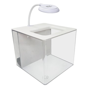 Crabaqua 小螃蟹 懶人背濾缸  18 x 17 x 16cm  白色  1個