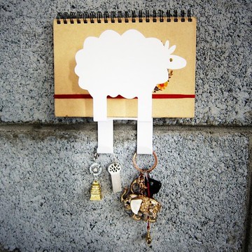 繽紛羊咩咩掛勾置物架