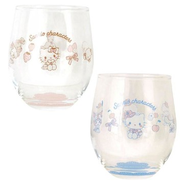 小禮堂 Sanrio 三麗鷗 無把玻璃杯 (鮮奶油蛋糕)