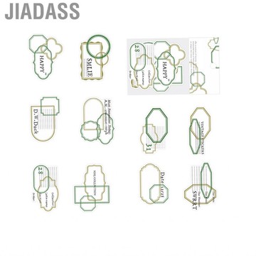 jiadass 對話框貼紙 30 件剪貼簿紙拼貼（藍色和紅色）