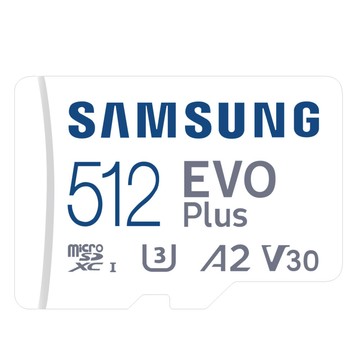 Samsung 讀取高達160MB  microSDXC EVO PLUS 512G記憶卡