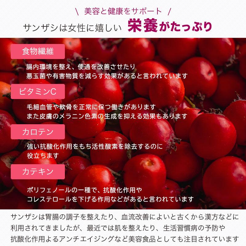 ドライフルーツ 厳選 ドライ サンザシ 山査子 さんざし 500g バラ科の果実の伝統菓子 漢方薬 にも使われる