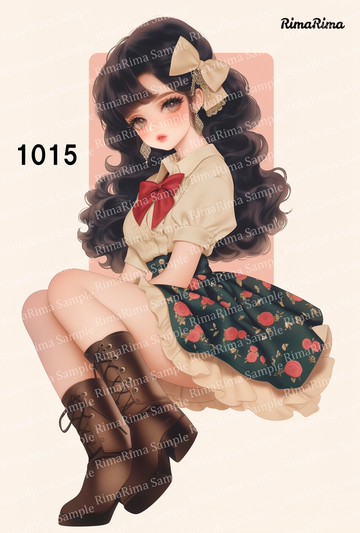 1015 原創貼紙 原創人物貼紙 貼紙 RimaRima