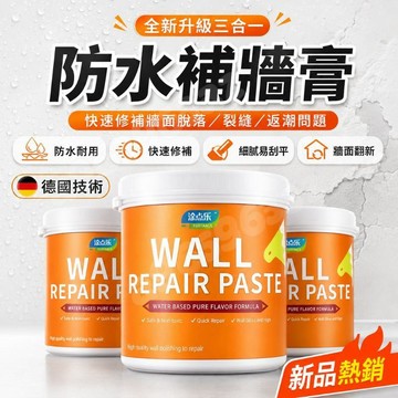 隔日達📢 補墻膏 裂縫修復 防水防潮 補牆膏 牆面修補膏 白色膩子膏 修繕內牆塗料 水泥漆 裂縫修復 批土 壁癌補土