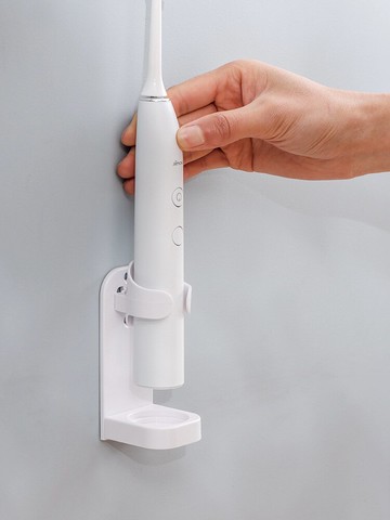 電動牙刷架免打孔壁掛牙刷置物架衛生間創意簡約牙刷吸壁收納架子