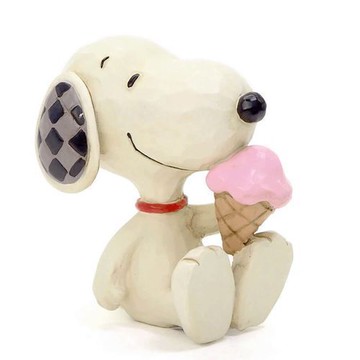 嘻嘻日貨🐾 現貨 日本限定 JIM SHORE 史努比 冰淇淋 公仔 手工彩繪 SNOOPY 擺飾 收藏品