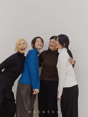 4色 復古濃郁自己會發熱的高領長袖內搭衫 保暖基礎款人手一件T恤