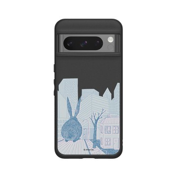 Pixel 8 Pro SolidSuit 黑 - 幾米 Jimmy Liao - 兔子系列-城市祕密