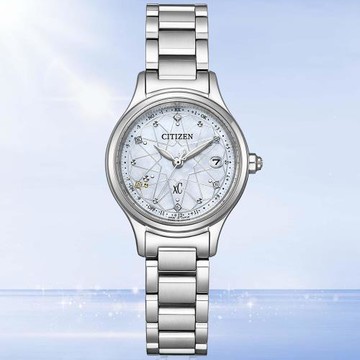 CITIZEN星辰 xC系列 電波對時 萬年曆 鈦金屬光動能腕錶 ES9490-87D