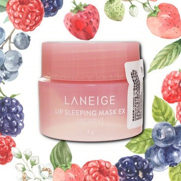 LANEIGE 蘭芝 晚安唇膜 (莓果)3g(小) 蘭芝保養品 唇膜 嘴唇保養 蘭芝唇膜 保養【三哥嚴選】D090128
